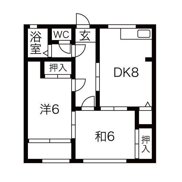 エトワールハイツ豊川の間取り