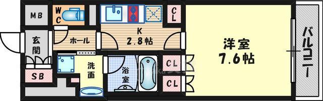 アビティ江坂の間取り