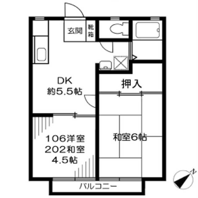 ブリーズ若葉の間取り