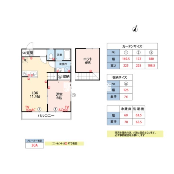 ＢＯＳＣＯ高木瀬東の間取り