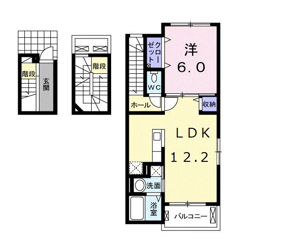 オランジュリーの間取り