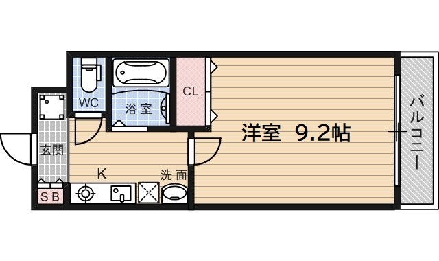 ラジョーネ四条の間取り