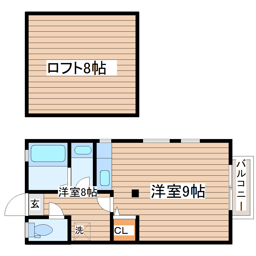 エクセルシャトー国見ヶ丘IIの間取り