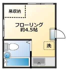 中野区野方のアパートの間取り