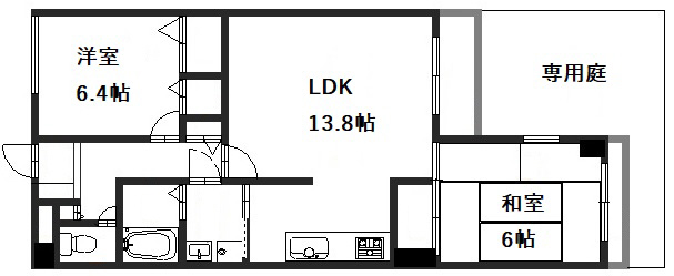 姫路北八代パークホームズの間取り