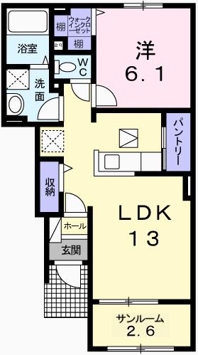 サンリット福崎IIの間取り