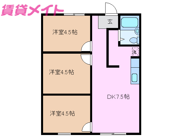 シャトル光の間取り