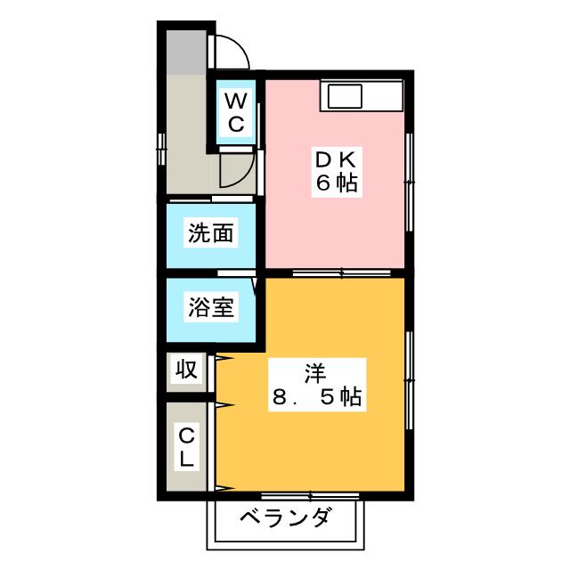 セジュールナベタの間取り