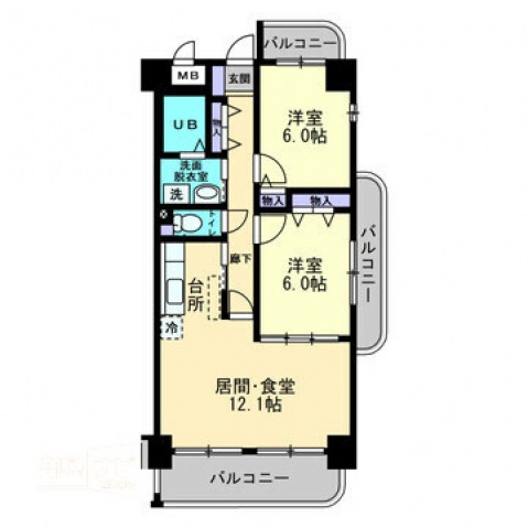 メゾンプロスペールの間取り