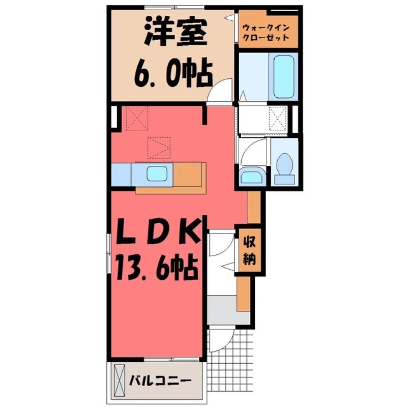 大師ハイツ Aの間取り