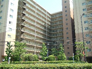 守口市八雲東町のマンションの建物外観