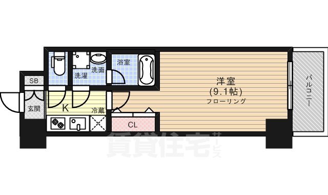 【ベラジオ京都洛南グルーブの間取り】