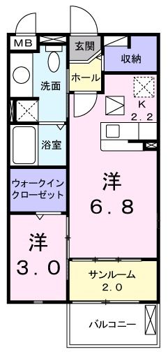 アリアスIIの間取り