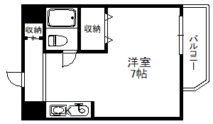 サムティ灘駅前の間取り