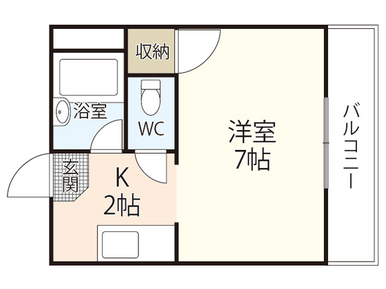 安芸郡海田町南本町のマンションの間取り