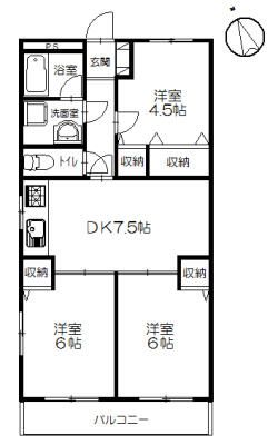 ブランドール湘南の間取り