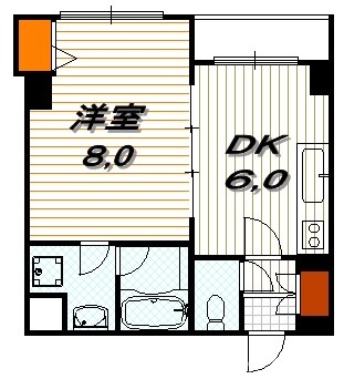 AFICION堀川の間取り