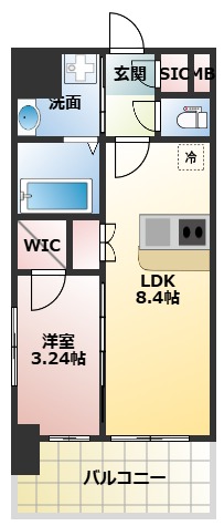 エスリードレジデンス都島NORTHの間取り