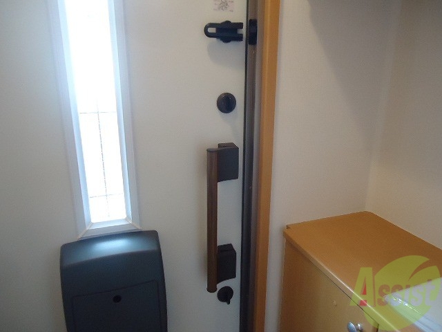 セキュリティ　あって二重に安心！二重ロックです。