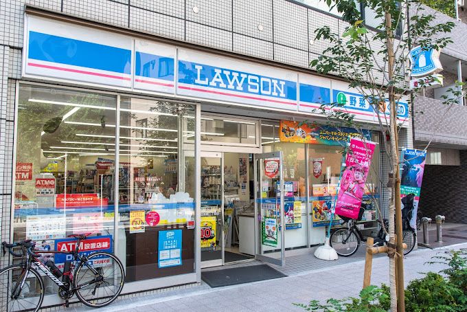 コンビニ　ローソン 東日本橋二丁目店（コンビニ）まで107m