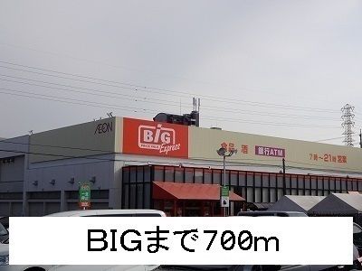 スーパー　ビッグ（スーパー）まで700m