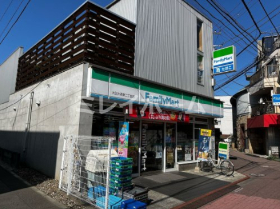 コンビニ　ファミリーマート　大田大森東２丁目店（コンビニ）まで357m