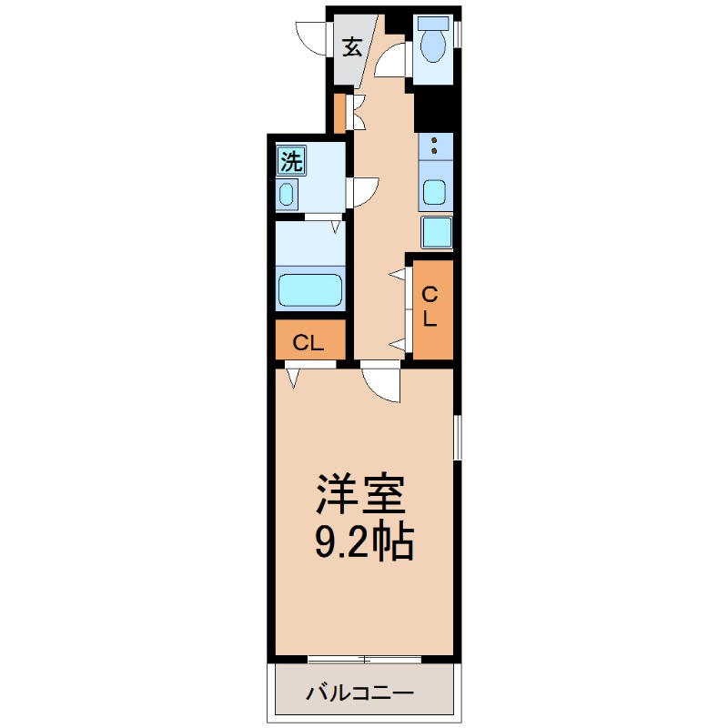 阪神本線 西宮駅 徒歩7分 7階建 築20年の間取り写真