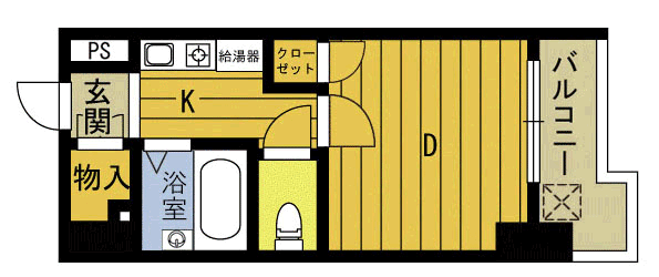 ベルエール大分大在の間取り