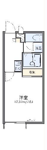 レオパレスピュアIIIの間取り