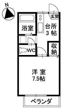 フレグランスあずさの間取り