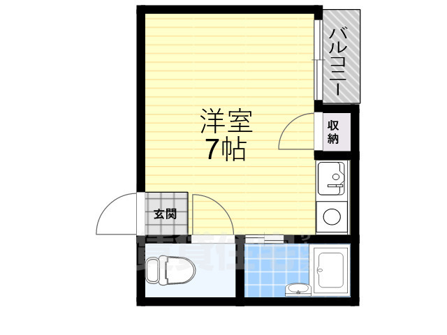 グリーンハイツ中西の間取り