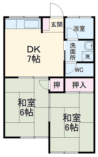 第３もえぎ野ハイツの間取り