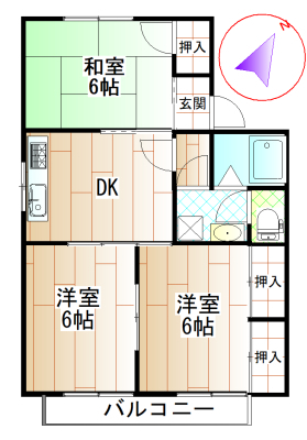 パークアベニュー小塚の間取り