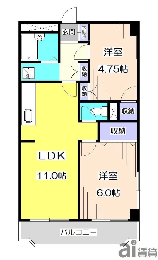 アマン狭山台の間取り