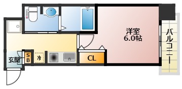 SWISS立花の間取り