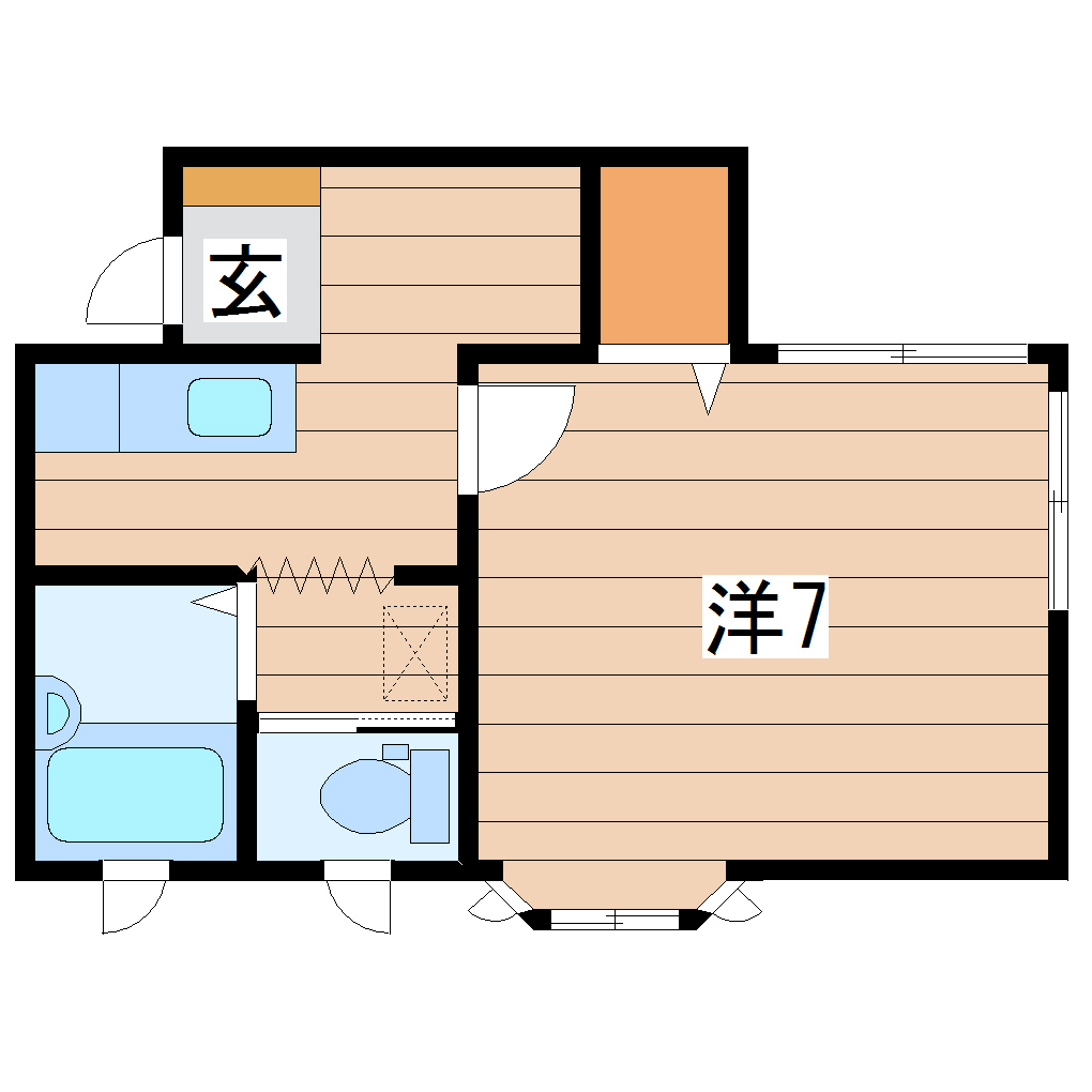 旭ハウス上所の間取り