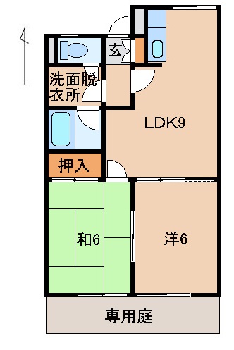 南大池ヴィレッジの間取り