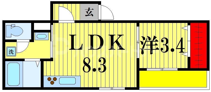 スカイヒル北小金の間取り