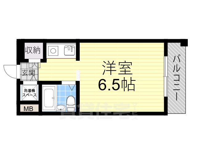 カセッティ新町の間取り