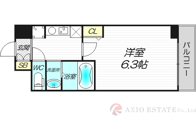 エムロード新大阪の間取り