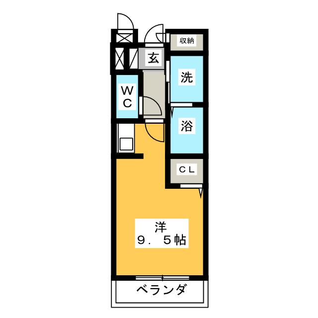 フラン淀川の間取り