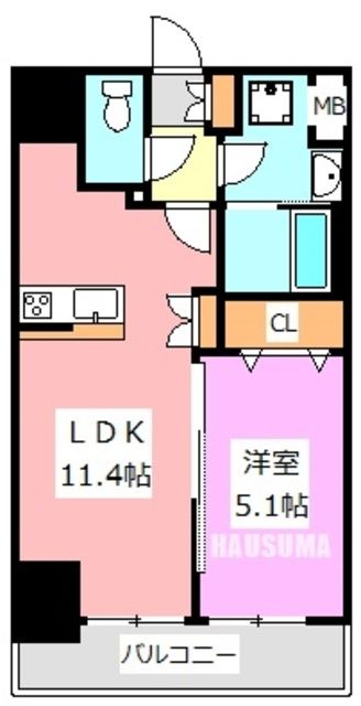 エルスタンザ王子神谷の間取り