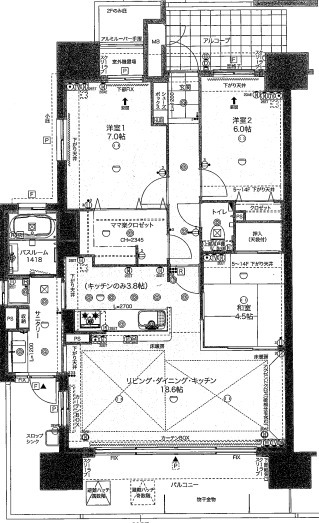 アルファステイツ西明石駅の間取り