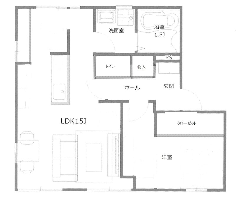 ドミールＮ2の間取り