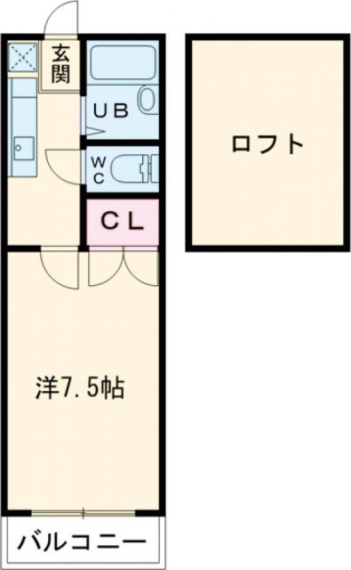 レッドハウス福益 Aの間取り