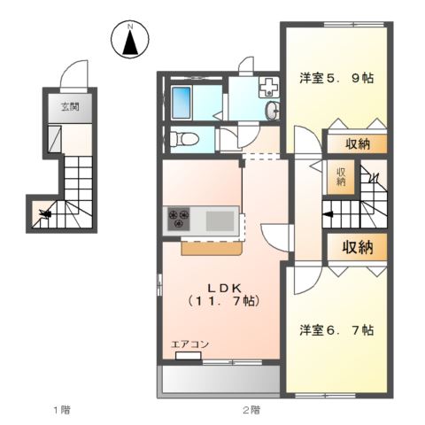 エンジェルステラの間取り