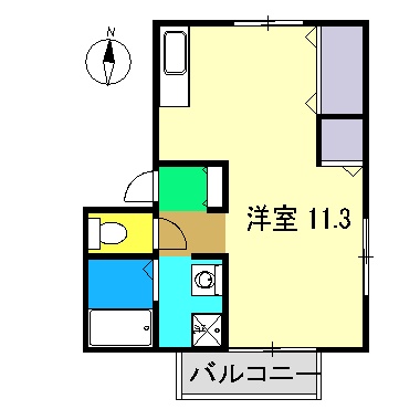 ラポール野本 C棟の間取り