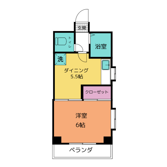 フラッツ加山の間取り