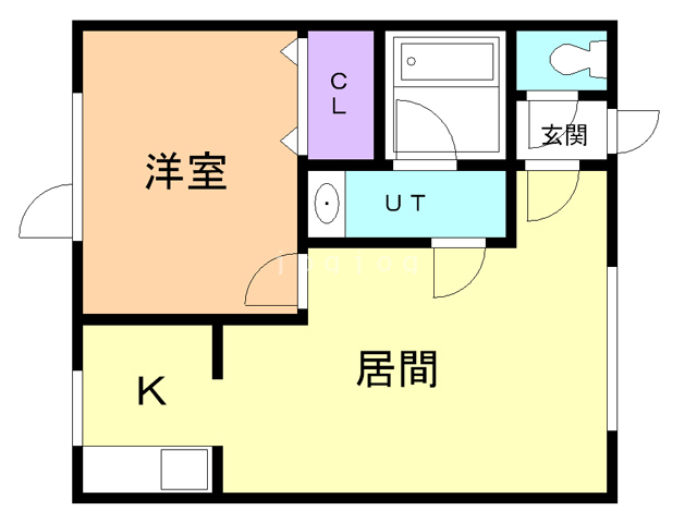 リバティ４５の間取り