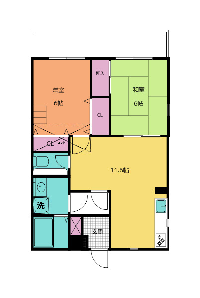 メイプルタウン名和東の間取り